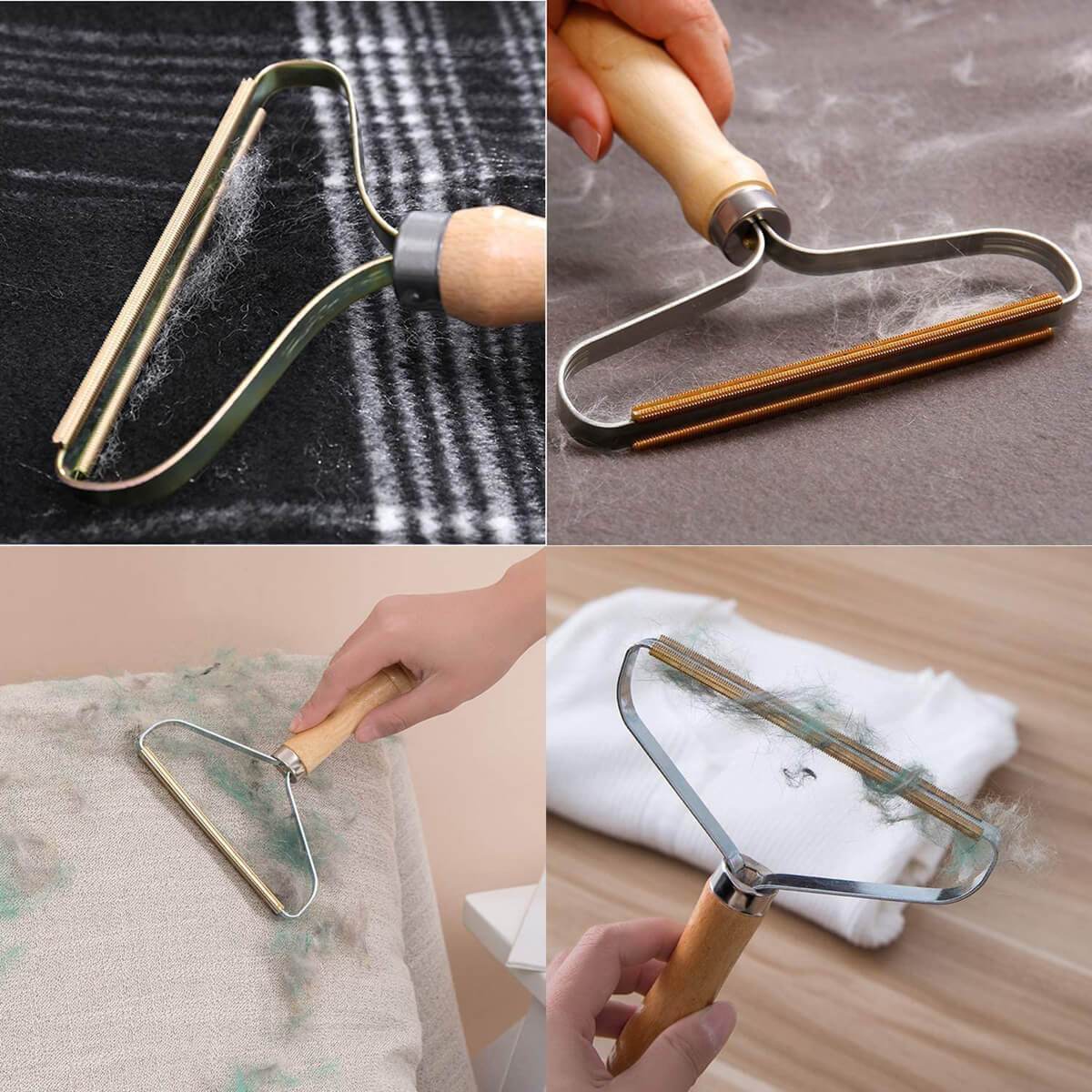 2PCS Portable Lint Roller Remover Clothes Fuzz Shaver Hair Removal - Image 3