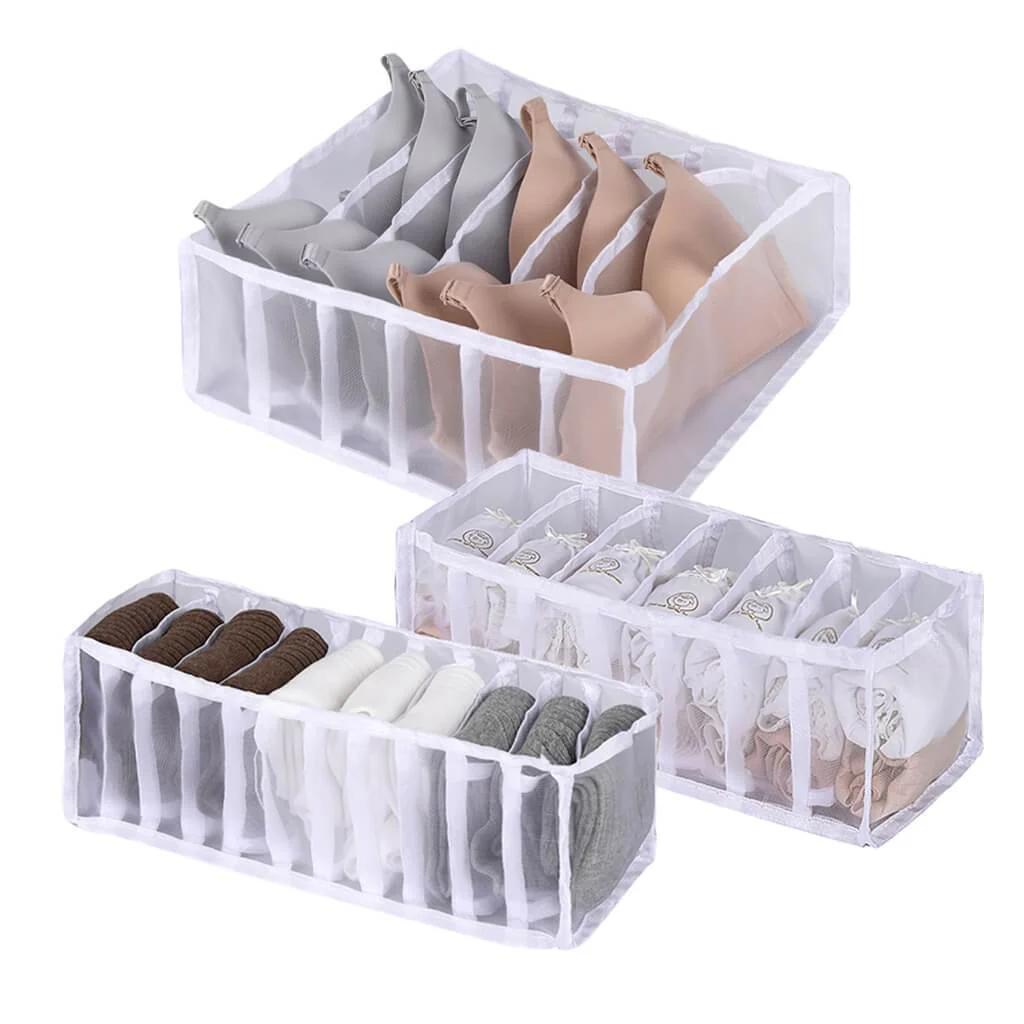 3 Pcs Transparent Drawer Organisers Dividers - Image 14