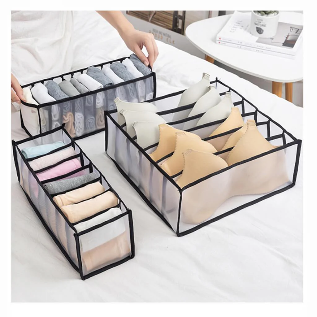 3 Pcs Transparent Drawer Organisers Dividers - Image 15