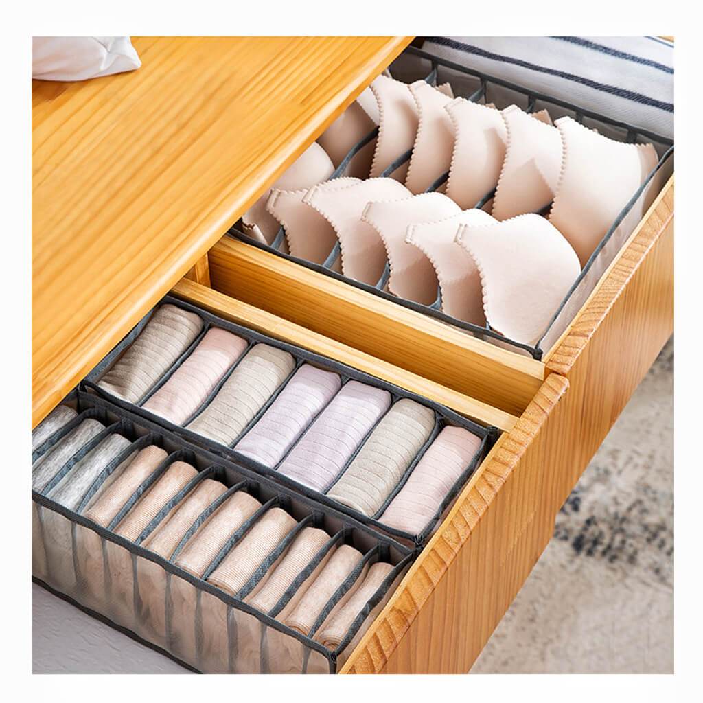 3 Pcs Transparent Drawer Organisers Dividers - Image 7