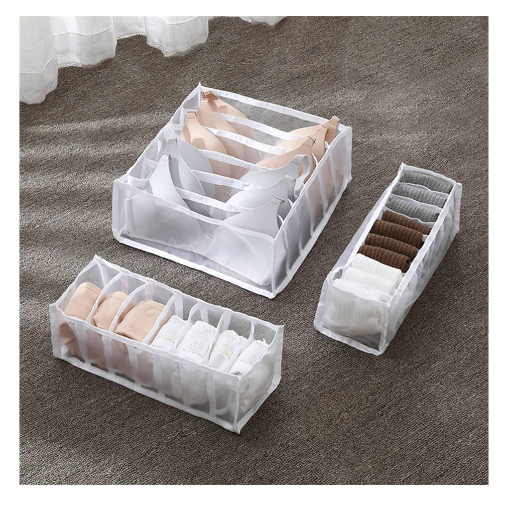 3 Pcs Transparent Drawer Organisers Dividers - Image 8