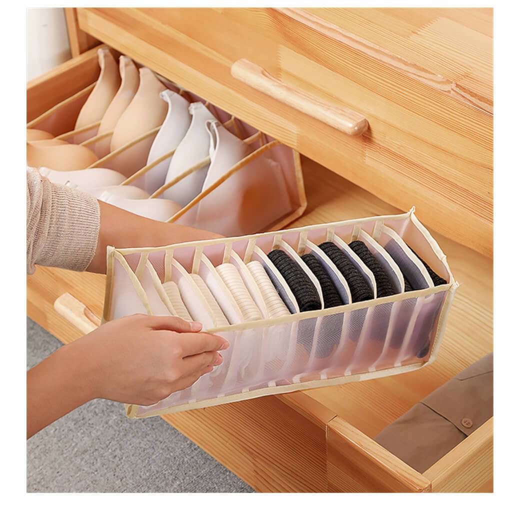 3 Pcs Transparent Drawer Organisers Dividers - Image 9