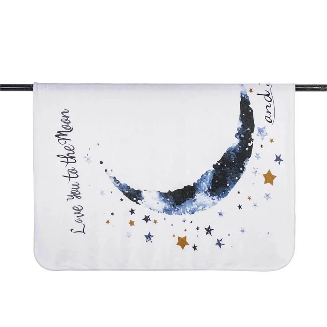 Baby Monthly Milestone Blanket Boy and Girl, Best Shower Gift, Moon and Star - Image 7