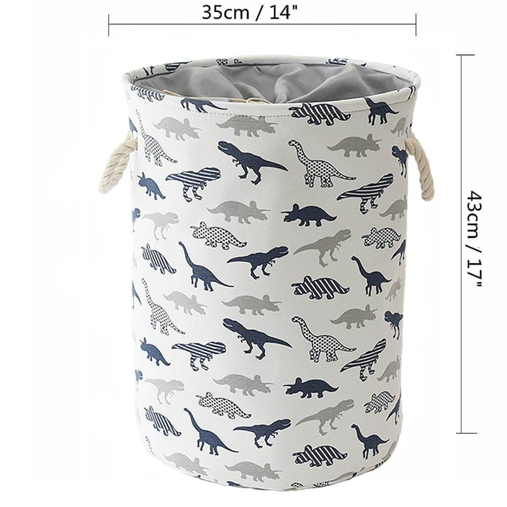 Collapsible Laundry Storage Basket Dinosaur Baby Hamper Toy Organizer - Image 3