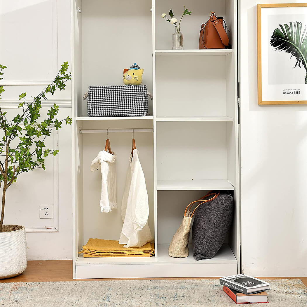 Collapsible Storage Bins Black White Grid Print - Image 5