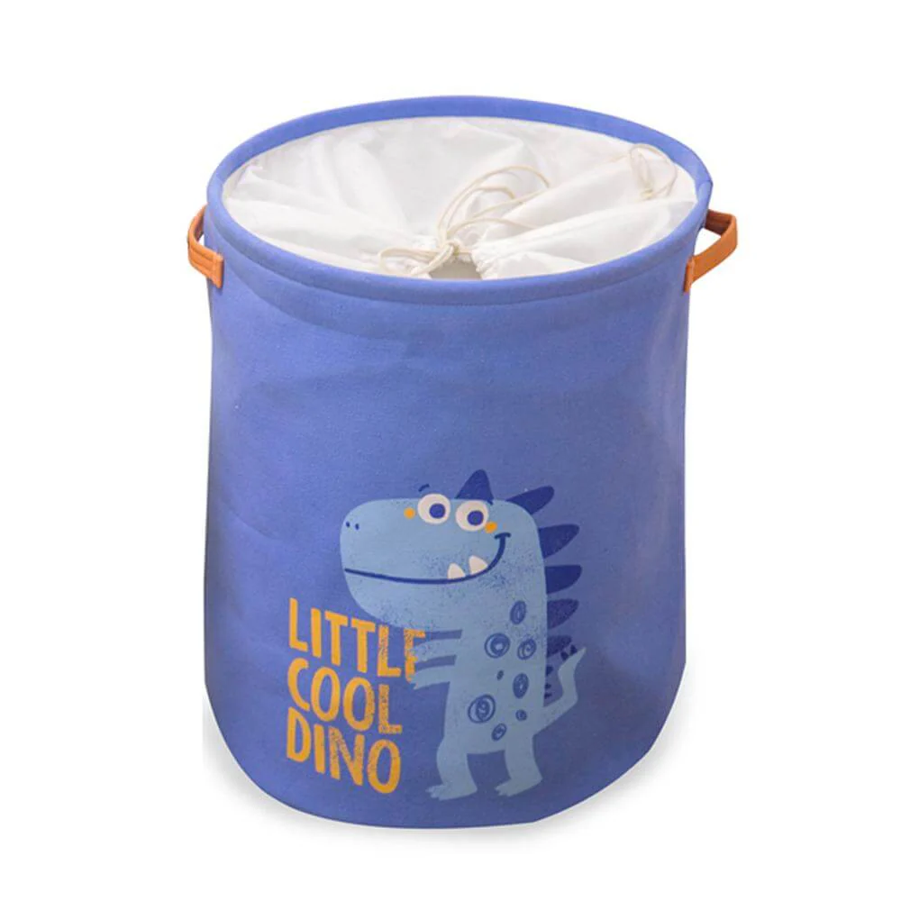 Cute Laundry Basket Blue Hamper Dinosaur Basket For Kids - Image 3