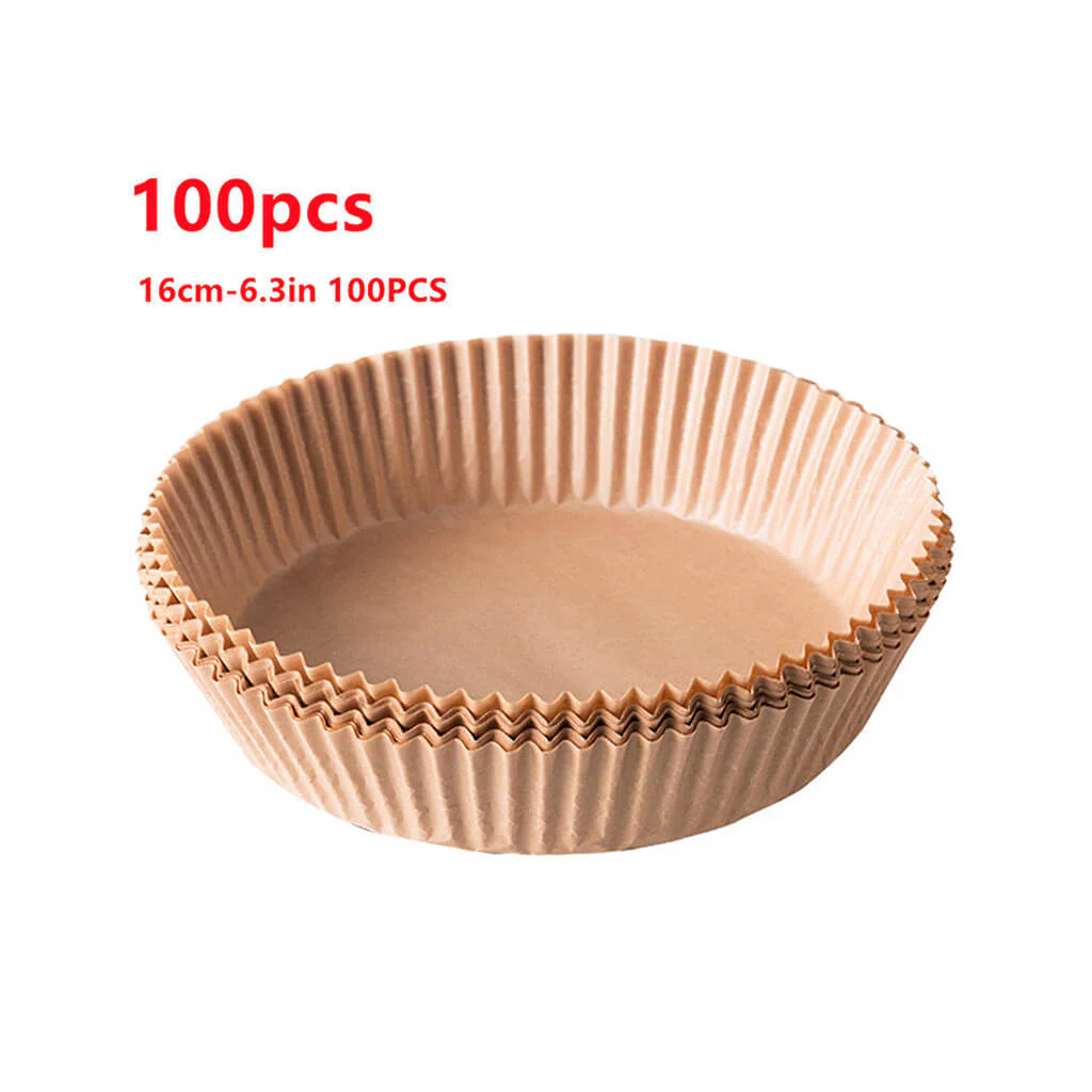 Disposable Air Fryer Liners Non-Stick Cooking Parchment Paper - 6.3inch - Image 10