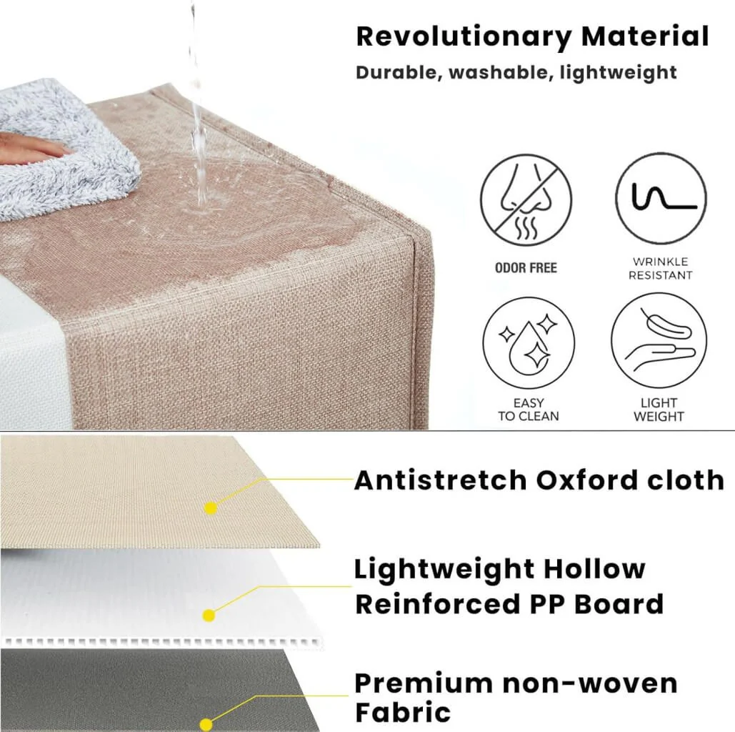 33cm Fabric Storage Cubes for Cube Shelving (1/3/4 Pack) - Image 112