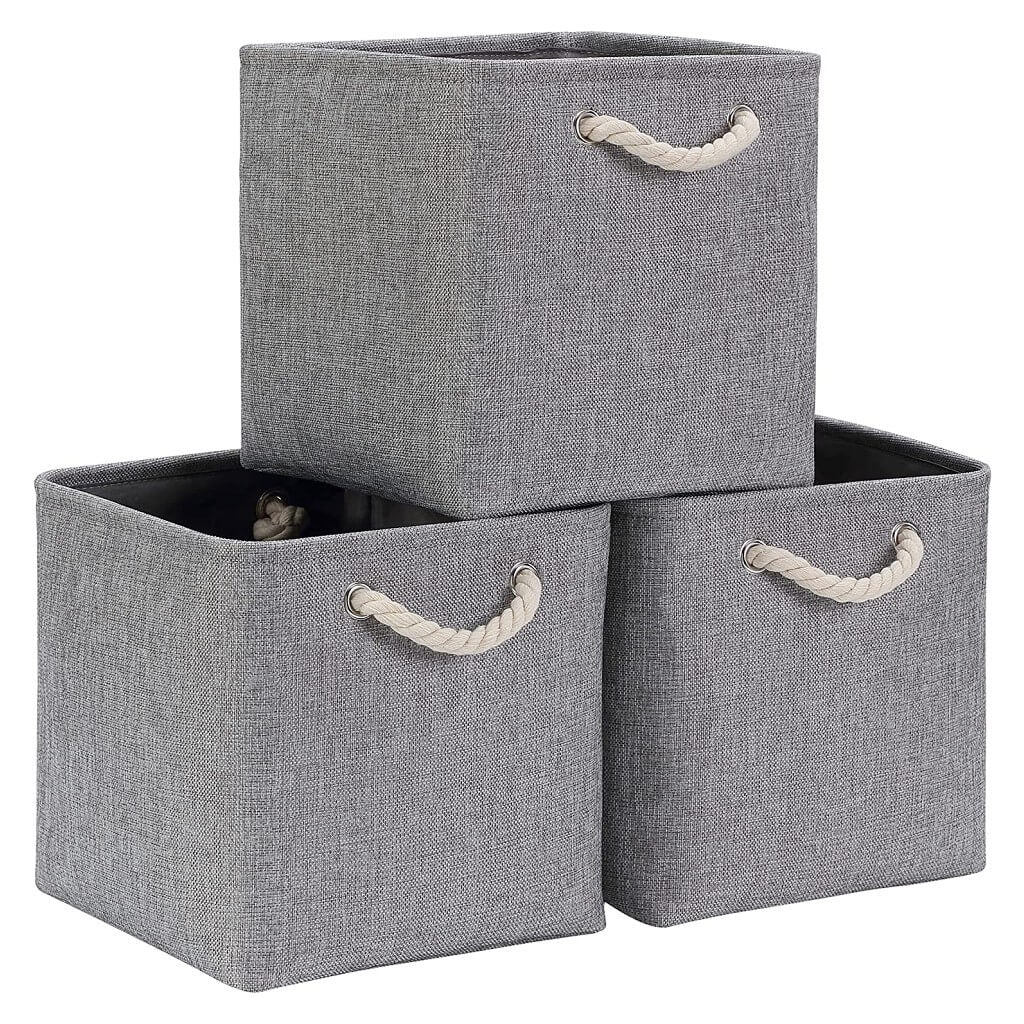 33cm Fabric Storage Cubes for Cube Shelving (1/3/4 Pack) - Image 132