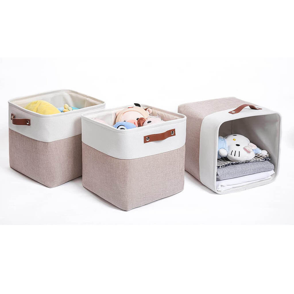 33cm Fabric Storage Cubes for Cube Shelving (1/3/4 Pack) - Image 151