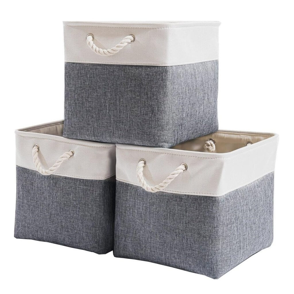 33cm Fabric Storage Cubes for Cube Shelving (1/3/4 Pack) - Image 18