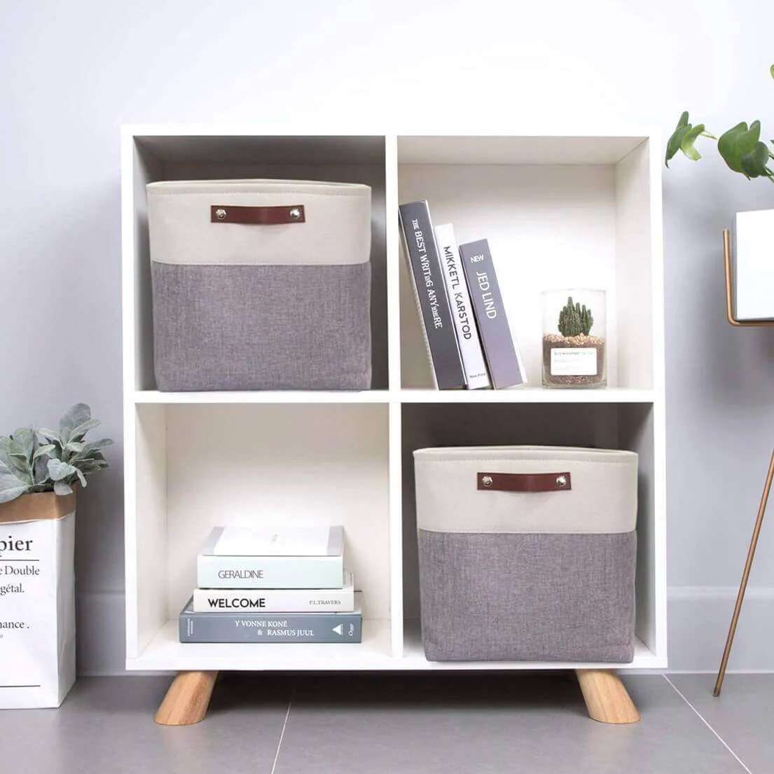 33cm Fabric Storage Cubes for Cube Shelving (1/3/4 Pack) - Image 58