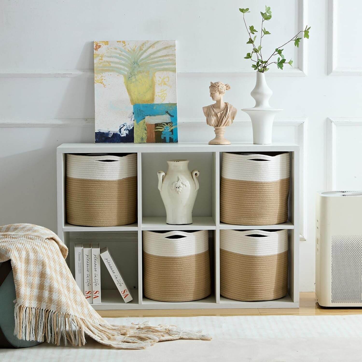 33cm Fabric Storage Cubes for Cube Shelving (1/3/4 Pack) - Image 92