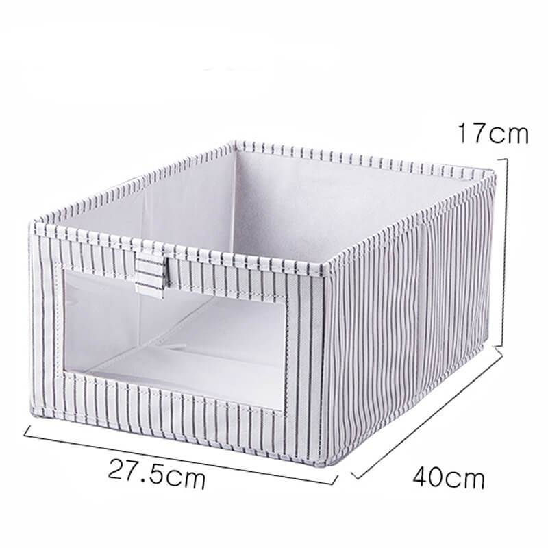 Foldable Clothes Wardrobe Storage Box Organizer with Handle to Pull Out - Image 11