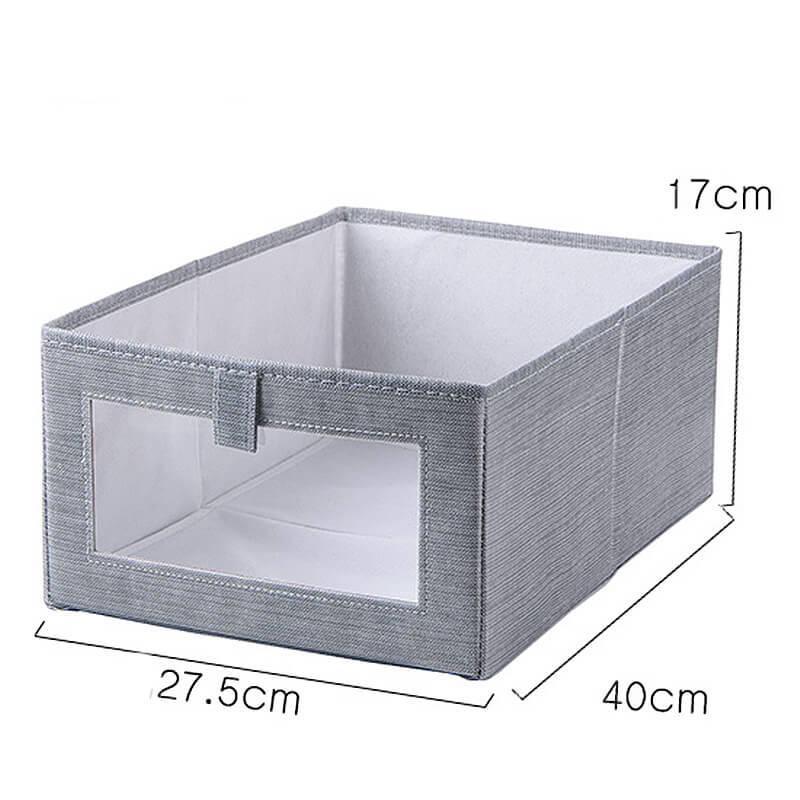 Foldable Clothes Wardrobe Storage Box Organizer with Handle to Pull Out - Image 13
