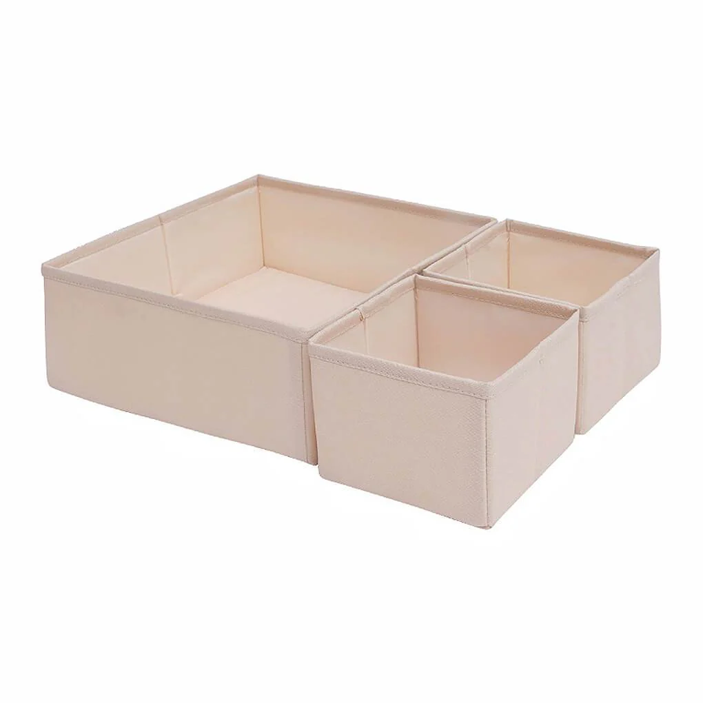 Foldable Drawer Organiser Dividers Storage Box Fabric Flexible Wardrobe Storage Solution - Image 11