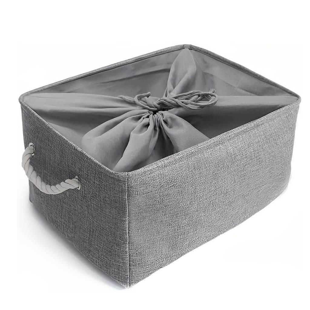 Grey Storage Baskets with rope handles - Image 29