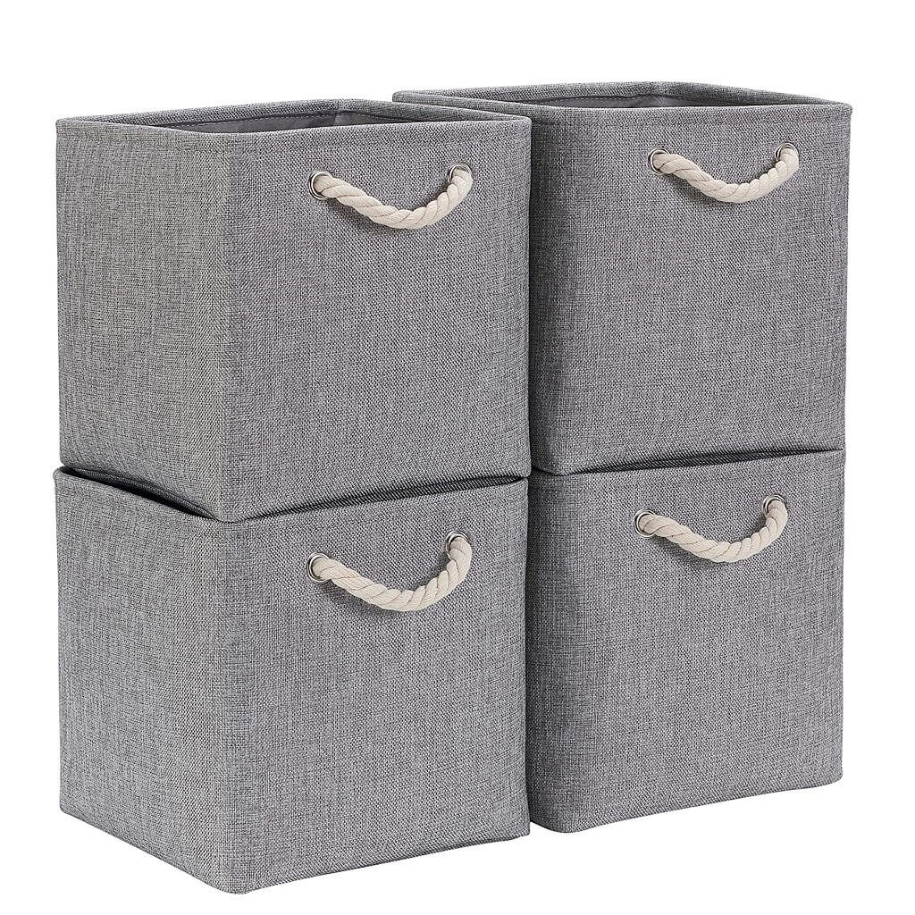 Grey Storage Baskets with rope handles - Image 76