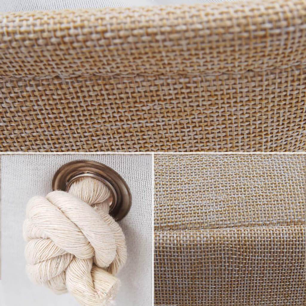 Jumbo Beige Storage Box with Drawstring - Image 6