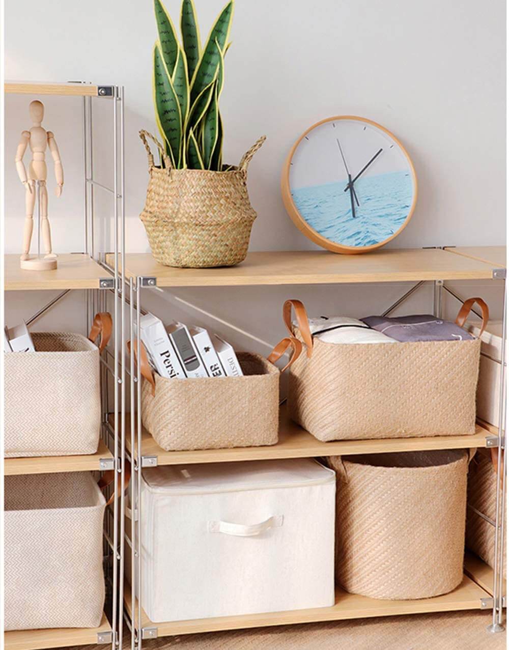 Jute Storage Baskets Beige - Image 5