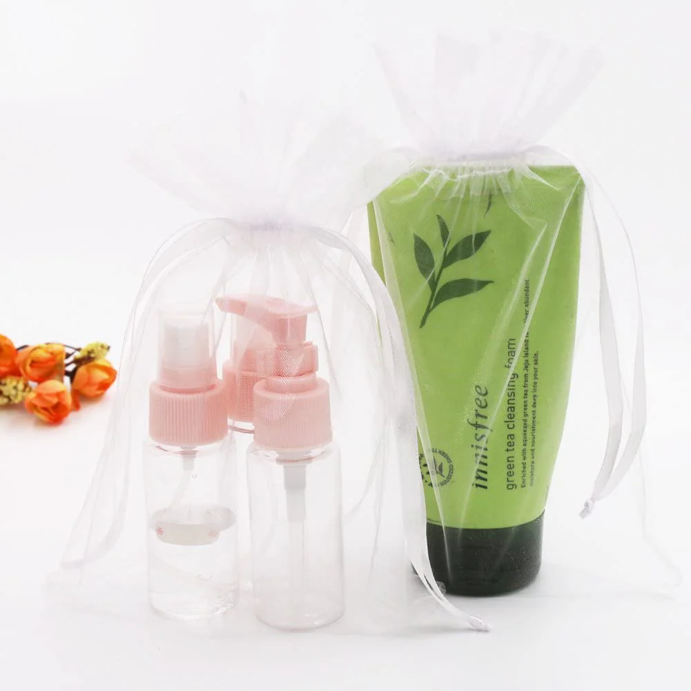 Organza Gift Bags, 20 x 30 cm/7.9 x 11.8 Inches Pack of 10 (White) - Image 9
