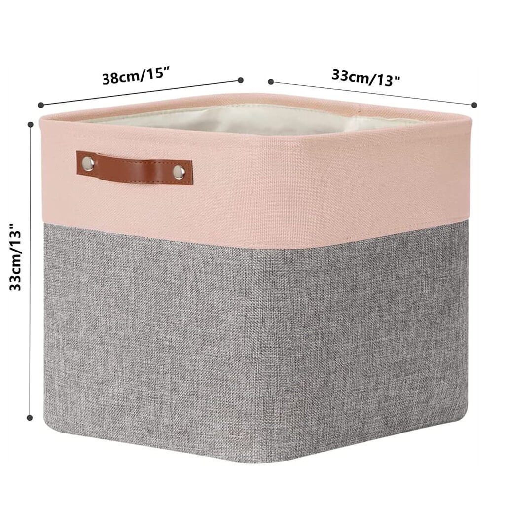 Large Foldable Cubes Pink 33x38x33 CM - Image 5