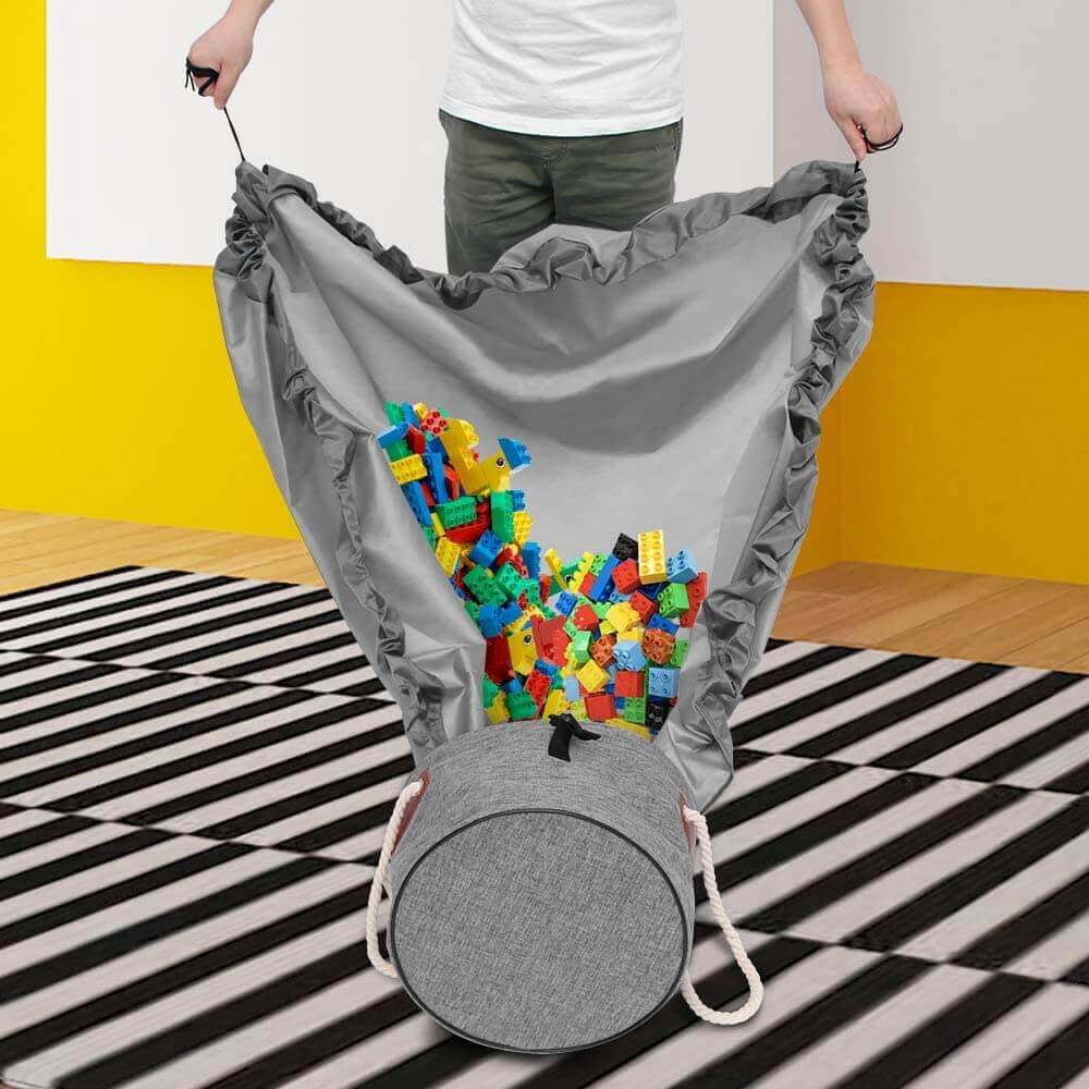 Portable Large Play Mat and Toy Storage Organizer Baskets - Image 5