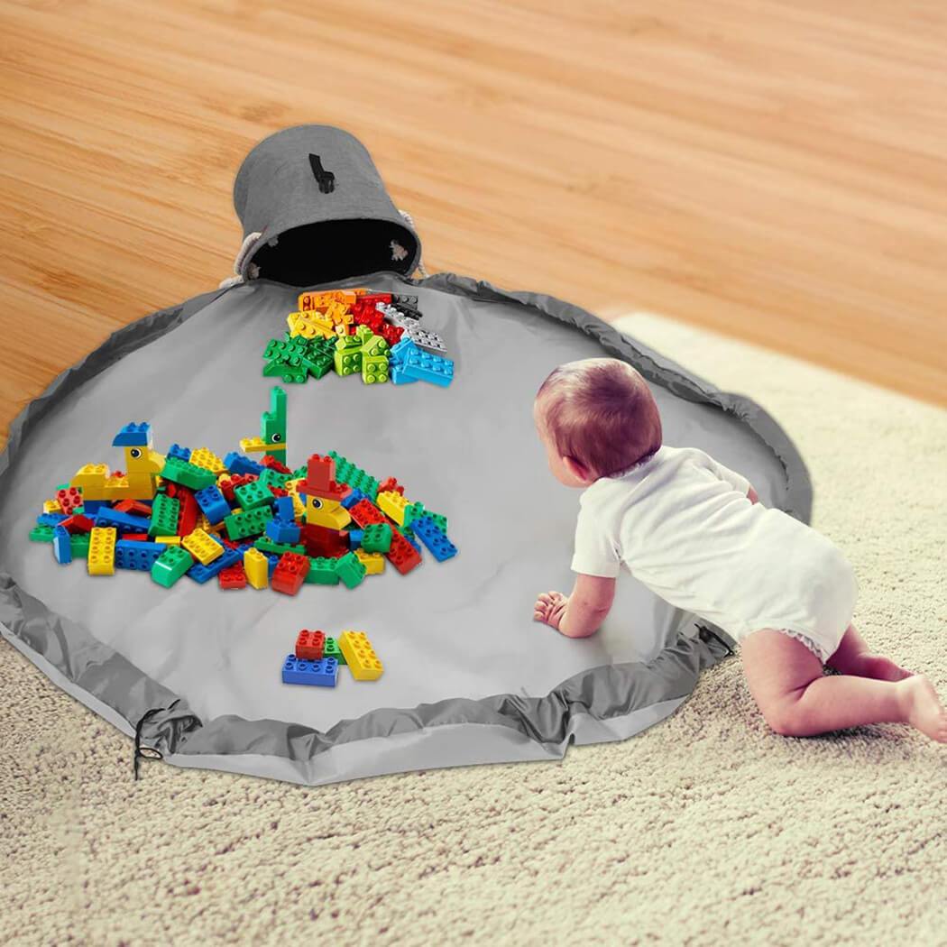 Portable Large Play Mat and Toy Storage Organizer Baskets - Image 6