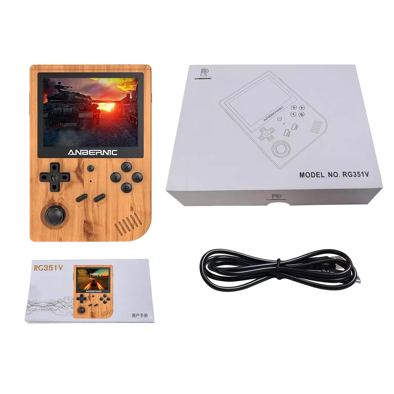 RG351V Handheld 32GB TF Card 5433 Games Retro Emulation Game Console WiFi Function 3.5-Inch - Image 13
