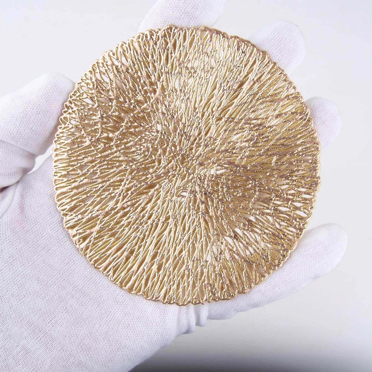 4PCS/Set Round Gold Coasters - Image 6