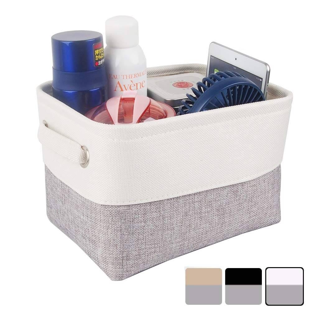 White Grey Fabric Box - Image 20