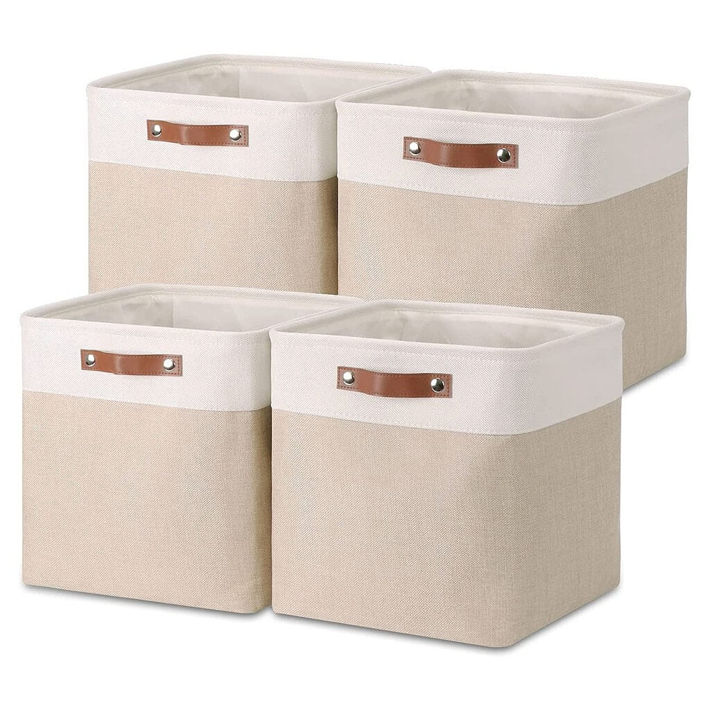 Storage Cubes Boxes 33cm with Leather Handles (33 * 33 * 33cm) - Image 14