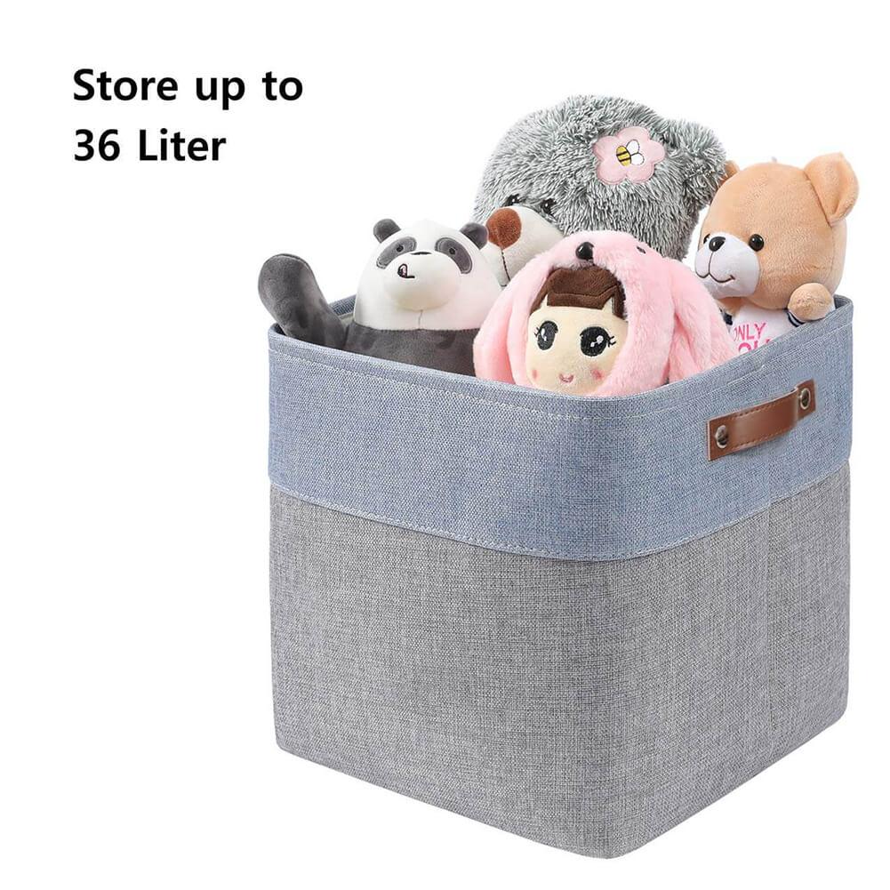 Storage Cubes Boxes 33cm with Leather Handles (33 * 33 * 33cm) - Image 52