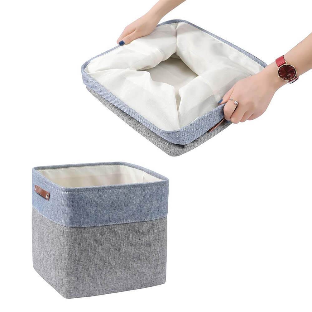 Storage Cubes Boxes 33cm with Leather Handles (33 * 33 * 33cm) - Image 55
