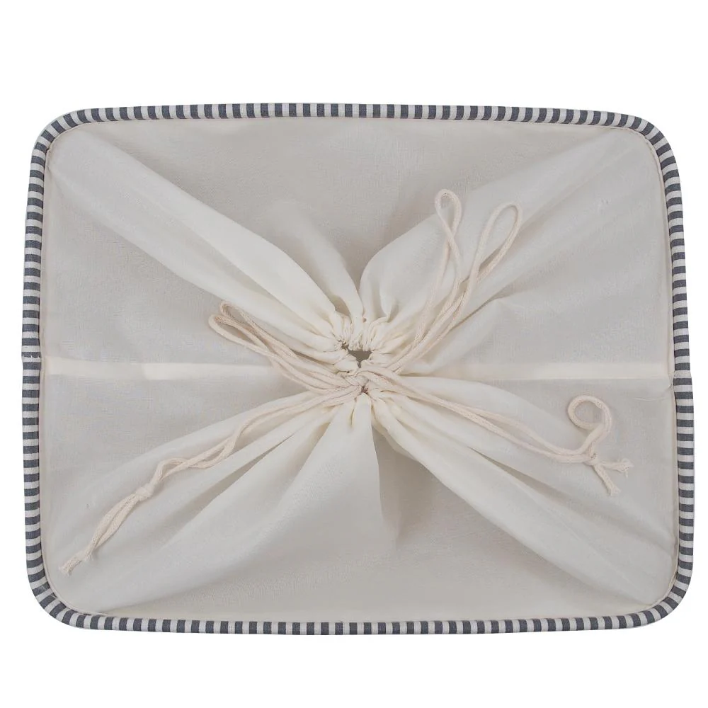 Stripe Thickened Canvas Storage Box - Image 32