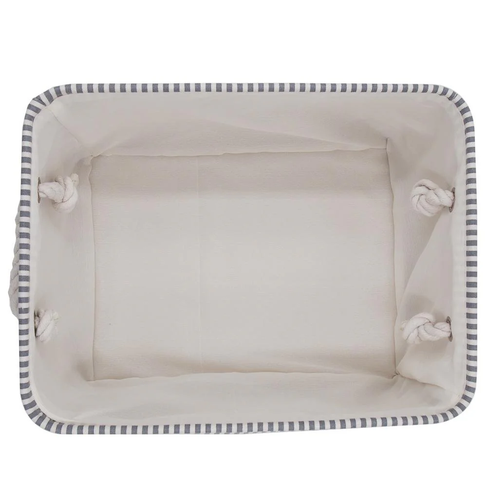 Stripe Thickened Canvas Storage Box - Image 53