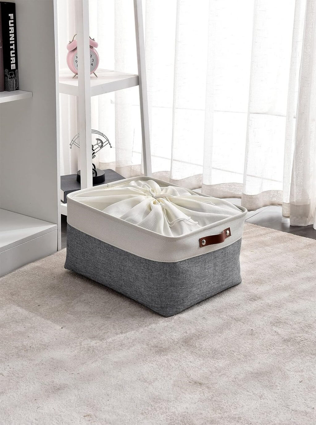 Waterproof Foldable Storage Box coldgrey&white - Image 16