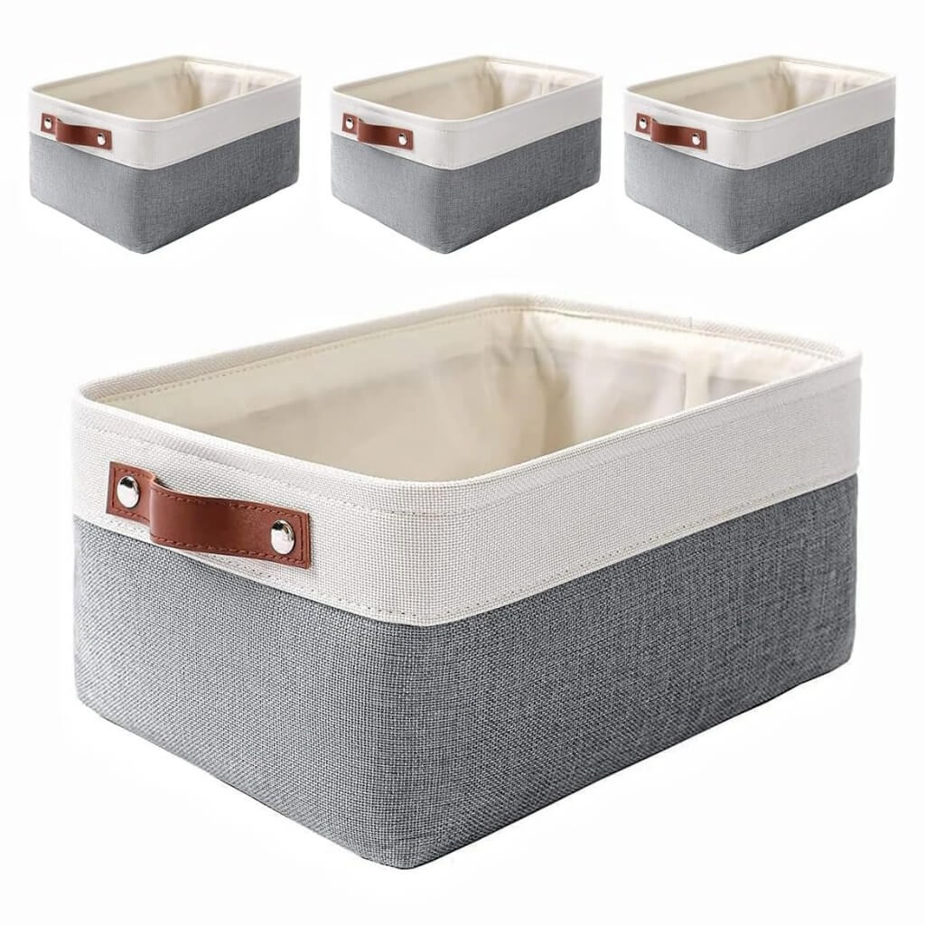 Waterproof Foldable Storage Box coldgrey&white - Image 24