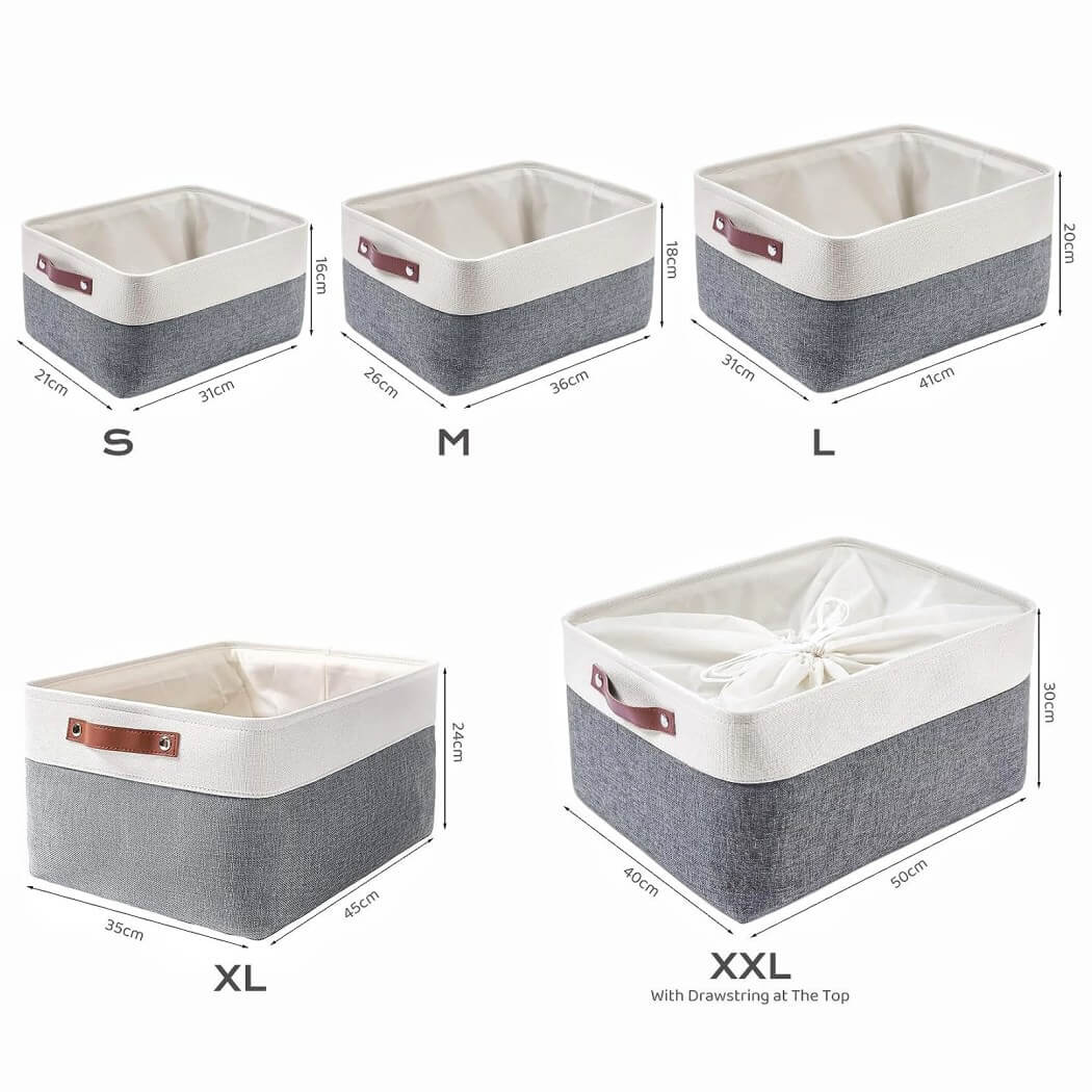 Waterproof Foldable Storage Box coldgrey&white - Image 26