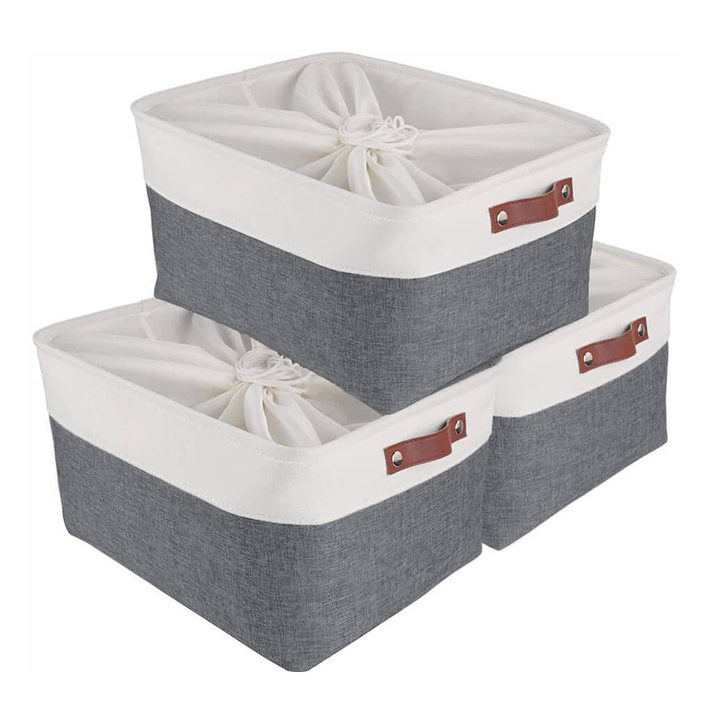 Waterproof Foldable Storage Box coldgrey&white - Image 38