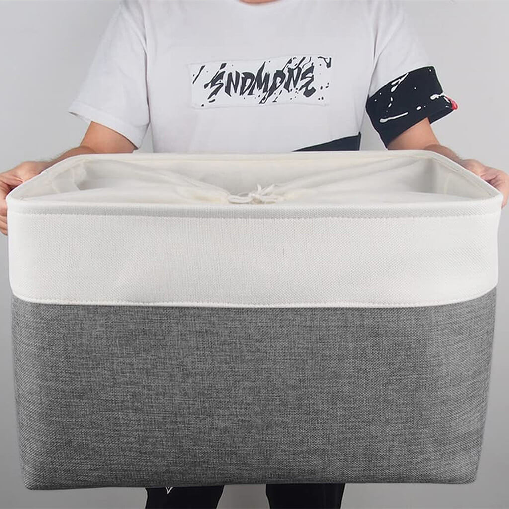 Waterproof Foldable Storage Box coldgrey&white - Image 41