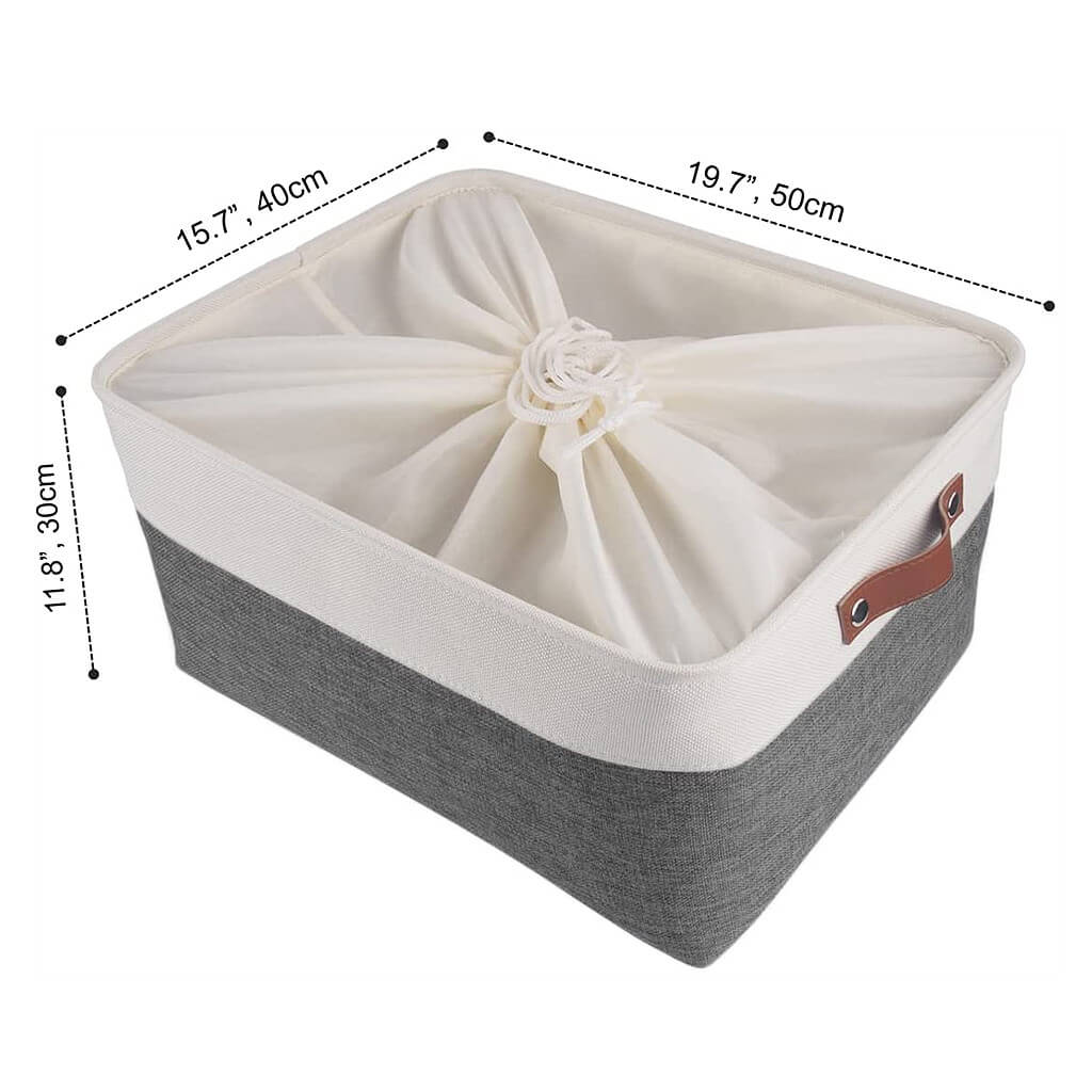 Waterproof Foldable Storage Box coldgrey&white - Image 45