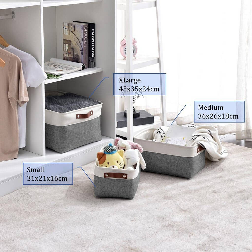 Waterproof Foldable Storage Box coldgrey&white - Image 51