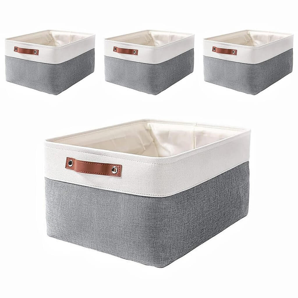 Waterproof Foldable Storage Box coldgrey&white - Image 8