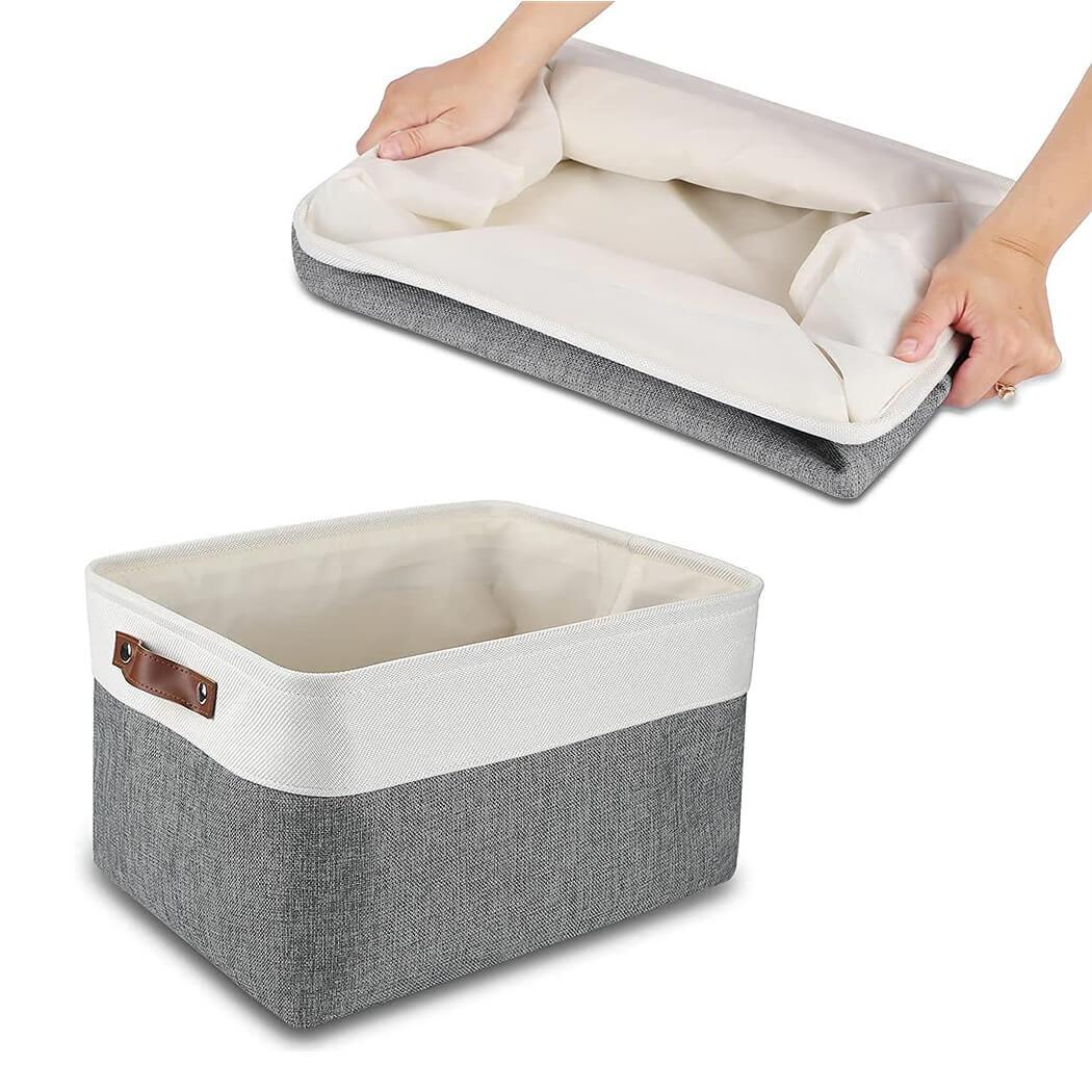Waterproof Foldable Storage Box coldgrey&white - Image 86