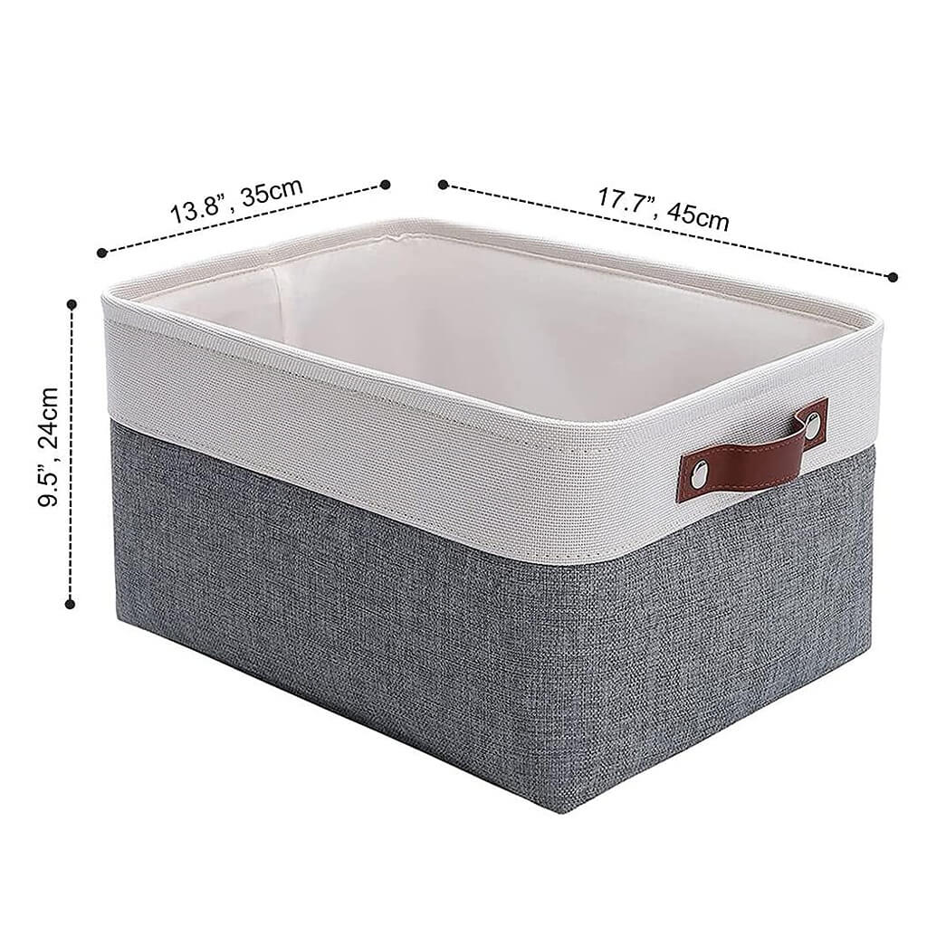 Waterproof Foldable Storage Box coldgrey&white - Image 91